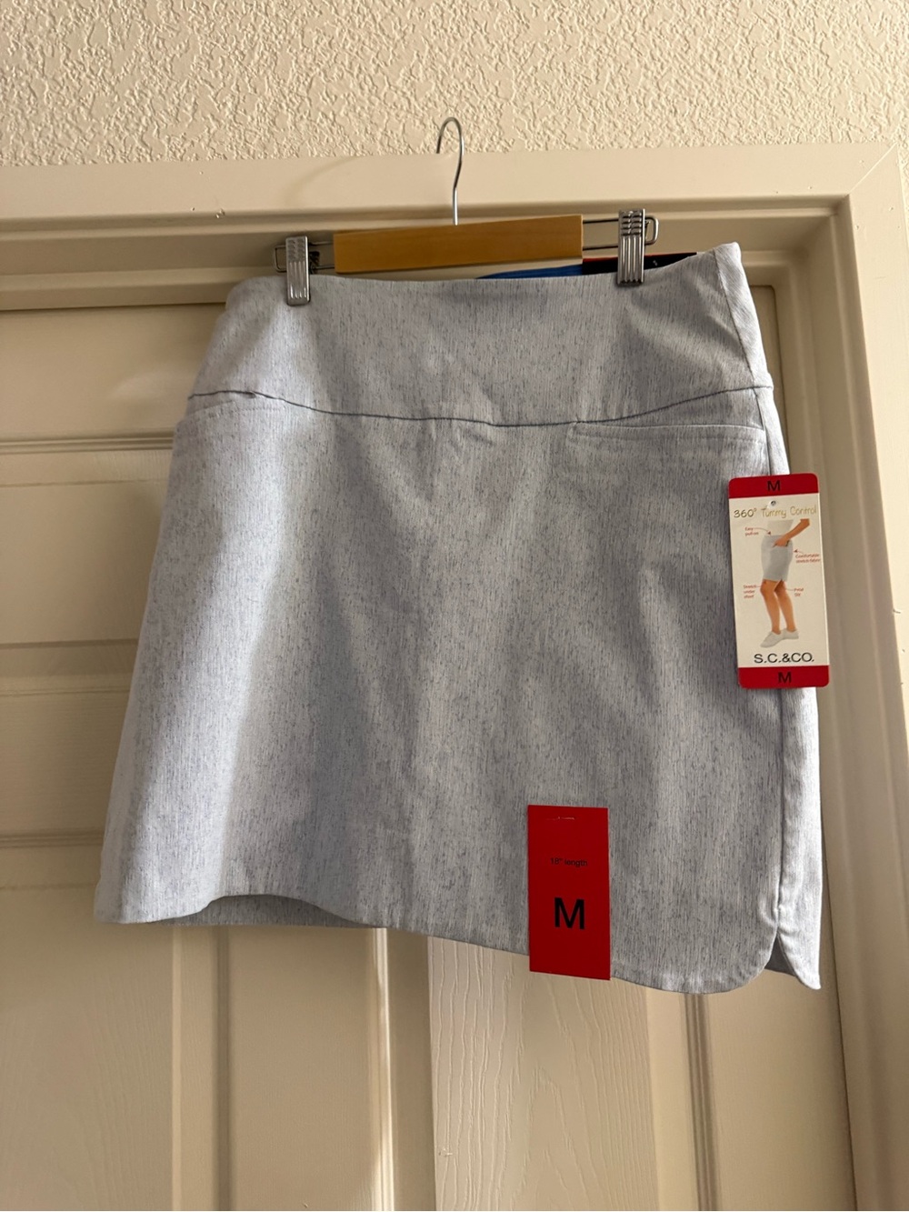 S.C. & Co. Light Gray Women's Active Skort